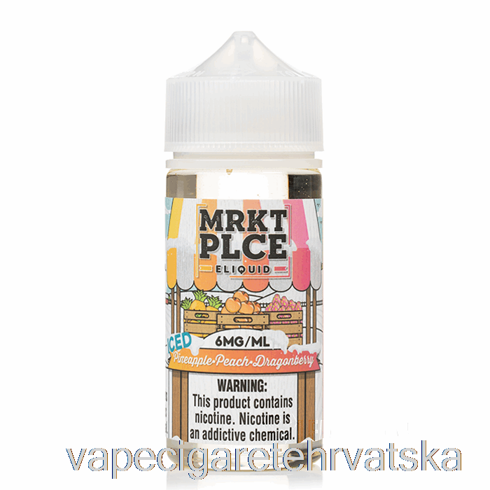 Vape Hrvatska Led Ananas Breskva Dragonberry - Mrkt Plce - 100ml 0mg